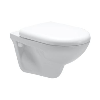 Cera Cordo Wall Hung Ewc with Soft Close Seat Cover Snowwhite