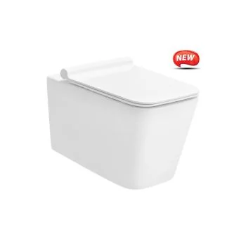 Cera CAPITOL Wall Hung Ewc with Duraplast Slim Seat Cover Snowwhite