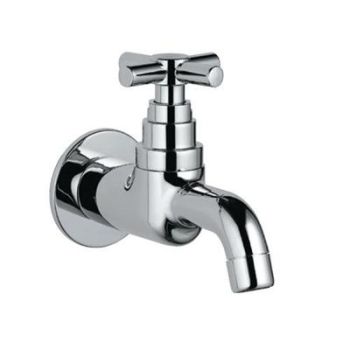 Jaquar Solo Bib Cock (Straight Line Model) With Wall Flange