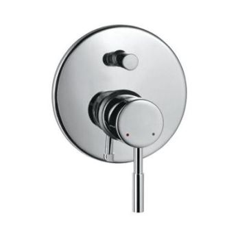 Jaquar Solo Single Lever Exposed Parts Kit Of Divertor Consisting Of Operating Lever, Wall Flange (With Seals) & Button Only