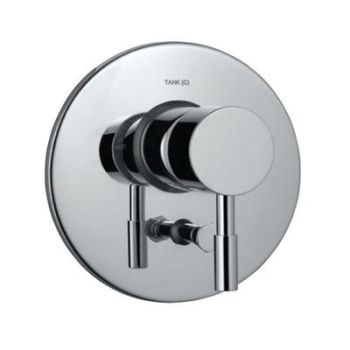 Jaquar Solo Single Lever 3-Inlet Divertor Exposed Parts Kit Consisting Of Operating Lever, Wall Flange & Button Only