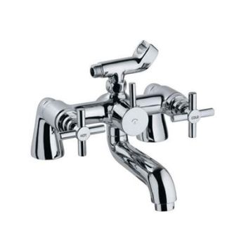 Jaquar Solo Bath Tub Mixer (Exposed Adjustable Legs) With Telephone Shower Arrangement & Crutch