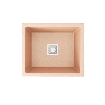 Stonyx Sigma Quartz Kitchen Sink Single Bowl 21x18 Magolia Granite