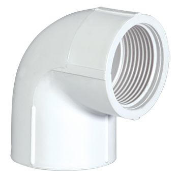 Supreme uPVC Threaded Elbow 1 Inch Aqua Gold