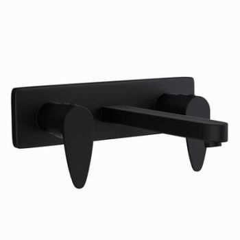 Jaquar Vignette Prime Two Concealed Stop Cocks With Basin Spout (Composite One Piece Body) Black Matt