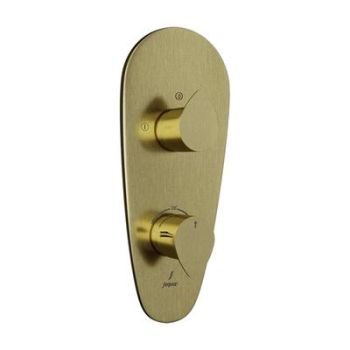 Jaquar Vignette Prime Thermostatic Shower Mixer With 2Way Diverter Gold Dust
