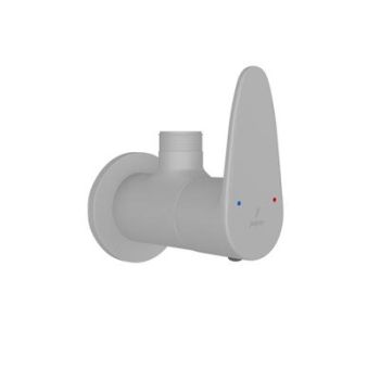 Jaquar Vignette Prime Angular Stop Cock With Wall Flange White Matt