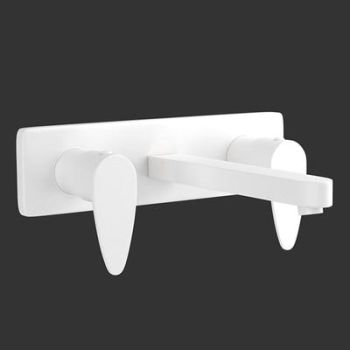 Jaquar Vignette Prime Two Concealed Stop Cocks With Basin Spout (Composite One Piece Body) White Matt