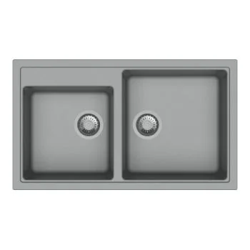 Carysil Vivaldi Quartz Double Bowl Kitchen Sink 34"x20"