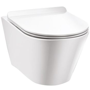 Parryware Zenx Rimless Wall Hung WC P-Trap