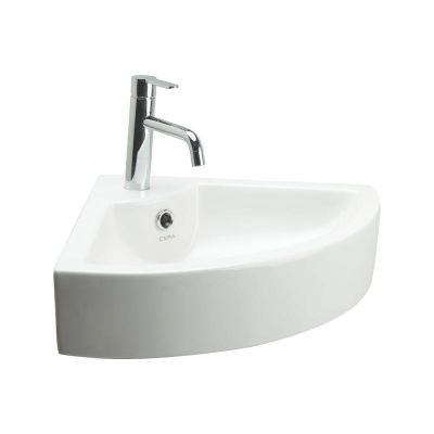 Cera Callis Wall Hung Wash Basin Without Pedestal Snow-White
