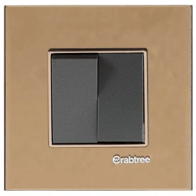 Crabtree Signia Grande Copper Mirror Glass Outer Plate