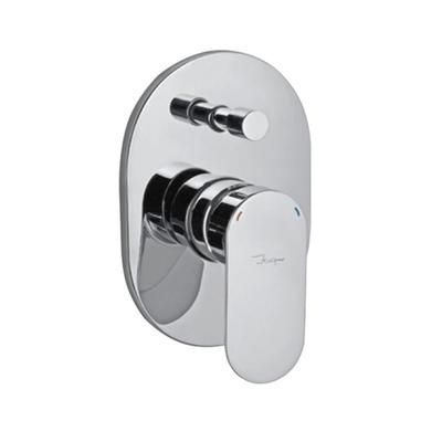 Jaquar Opal Prime Single Lever Exposed Parts Kit Of Divertor Consisting Of Operating Lever, Wall Flange (With Seals) & Button Only Chrome