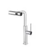 Ruhe Arrow Triple Flow Pull-Out Kitchen Mixer Faucet Chrome