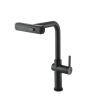 Ruhe Arrow Triple Flow Pull-Out Kitchen Mixer Faucet Matte Black