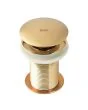 Ruhe Pop-up Waste Coupling Yellow Gold 5 Inches