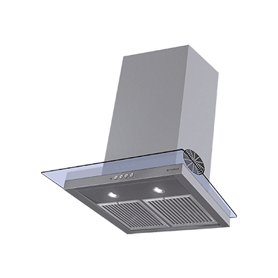 Faber chimney clearance 60cm 3d